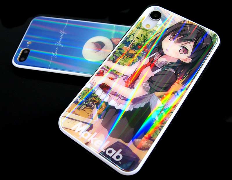 強化ガラススマホケース_ホログラム加工_iPhone 7/8/SE2/SE3