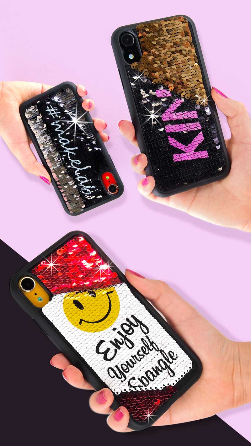 スパンコールケース Black Gold Iphone X Xs スパンコールケース Me Q スパンコールケース Black Gold Iphone X Xs スパンコールケース Me Q